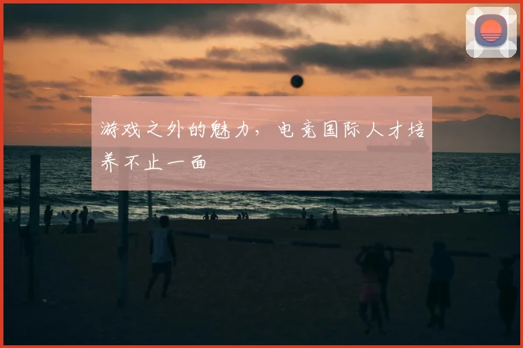 游戏之外的魅力,电竞国际人才培养不止一面